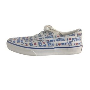 Vans Skater Girl Sneakers I Love My Vans Print Heart Men 4.5 Women 6